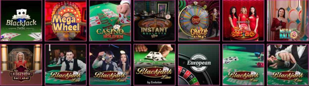 screenshot luckyniki live casino